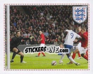 Sticker Darren Bent - England 2012 n. 107 - Topps