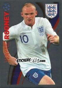 Sticker Wayne Rooney - England 2012 n. 108 - Topps