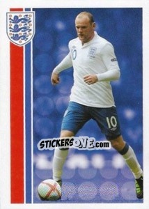 Sticker Wayne Rooney - England 2012 n. 109 - Topps