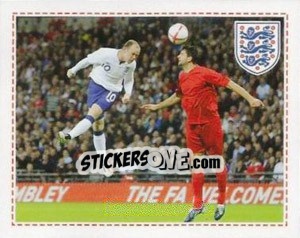 Sticker Wayne Rooney - England 2012 n. 111 - Topps