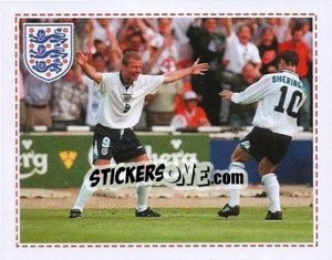 Sticker Vs Holland (Shearer / Sheringam) - England 2012 n. 114 - Topps
