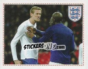 Sticker Vs France (Peter Crouch) - England 2012 n. 117 - Topps
