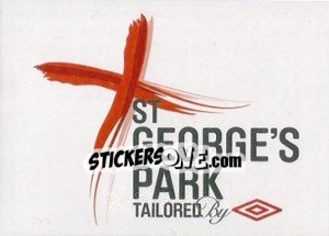 Sticker St. George's Park - England 2012 n. 121 - Topps