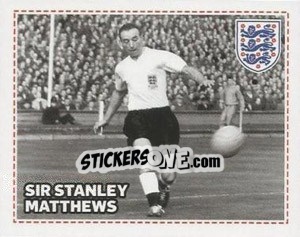 Sticker Stanley Matthews - England 2012 - Topps