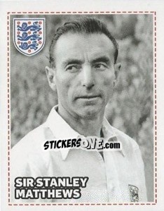 Sticker Stanley Matthews - England 2012 - Topps