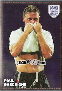 Sticker Paul Cascoigne - England 2012 n. 160 - Topps