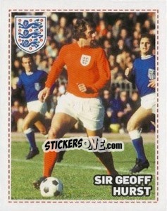 Sticker Geoff Hurst - England 2012 n. 165 - Topps