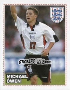 Sticker Michael Owen - England 2012 - Topps