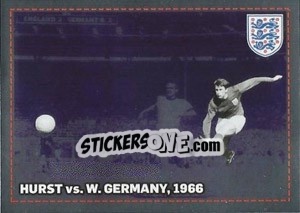 Cromo Hurst VS Germany - England 2012 - Topps