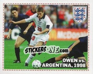 Sticker Owen VS Argentina - England 2012 n. 169 - Topps