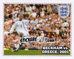 Sticker Beckham VS Greece - England 2012 n. 170 - Topps