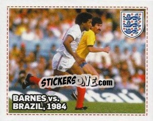 Cromo Barnes VS Brazil - England 2012 - Topps