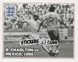 Sticker Charlton VS Mexico - England 2012 n. 173 - Topps