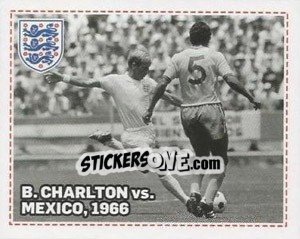 Figurina Charlton VS Mexico - England 2012 - Topps