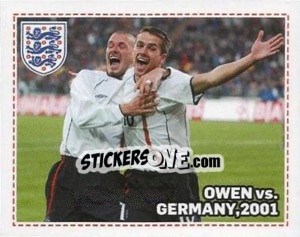 Sticker Owen VS Germany - England 2012 n. 174 - Topps
