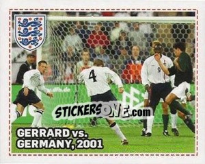 Sticker Gerrard VS Germany - England 2012 n. 175 - Topps