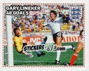 Sticker 48 - Gary Lineker - England 2012 n. 195 - Topps