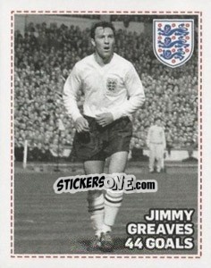 Sticker 44 - Jimmy Greaves - England 2012 - Topps