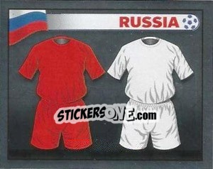 Sticker Russia Kits - England 2012 - Topps