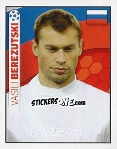 Sticker Vasili Berezutski - England 2012 - Topps