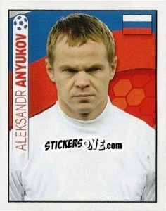 Sticker Aleksandr Anyukov - England 2012 - Topps