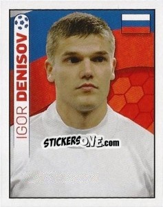 Sticker Igor Denisov - England 2012 n. 205 - Topps