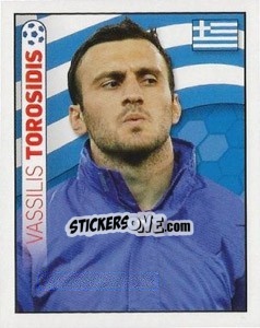 Sticker Vasilis Torosidis - England 2012 n. 214 - Topps