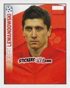Sticker Robert Lewandowski - England 2012 - Topps