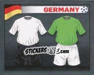 Sticker Germany Kits - England 2012 - Topps