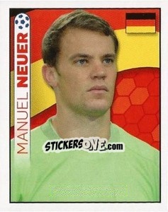 Sticker Manuel Neuer - England 2012 n. 227 - Topps