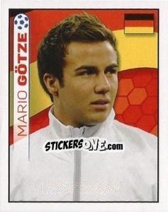 Sticker Mario Götze - England 2012 - Topps