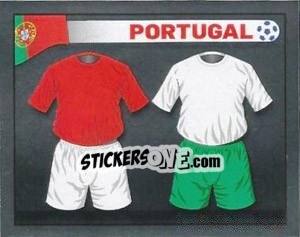 Sticker Portugal Kits - England 2012 - Topps