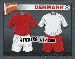 Sticker Denmark Kits - England 2012 - Topps