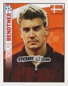Sticker Nicklas Bendtner - England 2012 - Topps