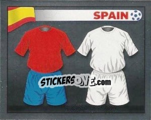 Sticker Spain Kits - England 2012 - Topps