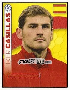 Sticker Iker Casillas - England 2012 - Topps