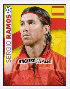 Sticker Sergio Ramos - England 2012 - Topps