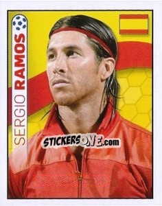 Sticker Sergio Ramos - England 2012 n. 255 - Topps