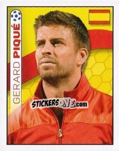 Cromo Gerard Piqué - England 2012 - Topps