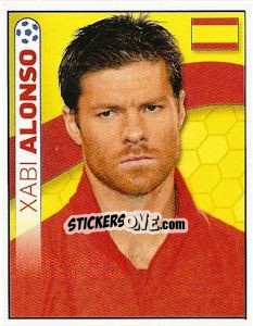 Sticker Xabi Alonso - England 2012 n. 258 - Topps