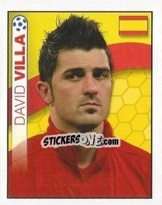 Sticker David Villa - England 2012 n. 263 - Topps