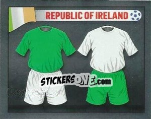Sticker Ireland Kits - England 2012 - Topps
