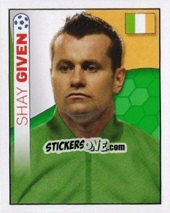 Sticker Shay Given - England 2012 - Topps