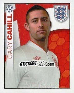 Sticker Gary Cahill - England 2012 - Topps