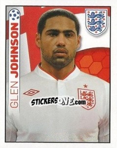 Sticker Glen Johnson - England 2012 - Topps