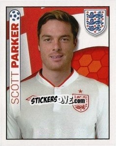 Sticker Scott Parker - England 2012 - Topps