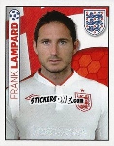 Sticker Frank Lampard - England 2012 n. 285 - Topps