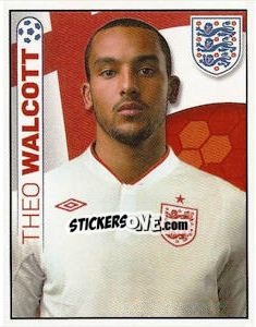 Sticker Theo Walcott - England 2012 - Topps