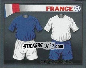 Sticker France Kits - England 2012 - Topps