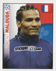 Sticker Florent Malouda - England 2012 - Topps